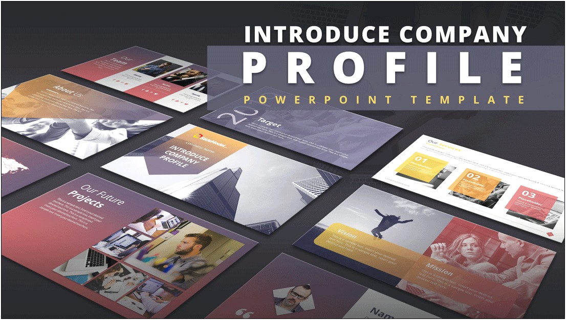 Company Profile Ppt Template Free Download