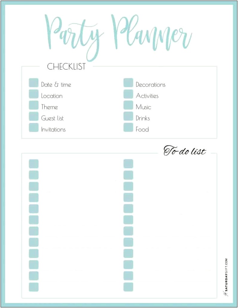 Corporate Event Planning Checklist Template Free