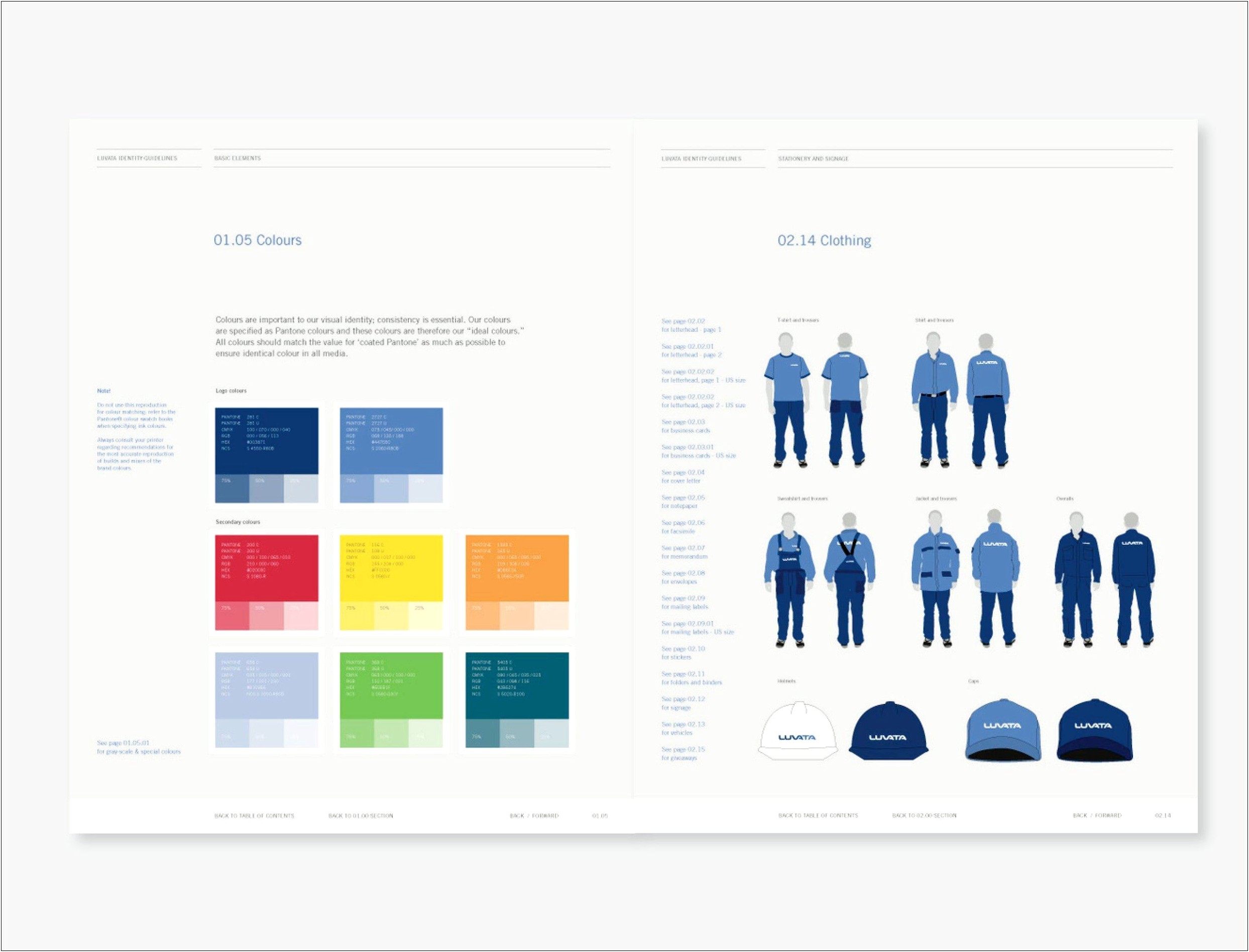 Corporate Identity Manual Template Free Download