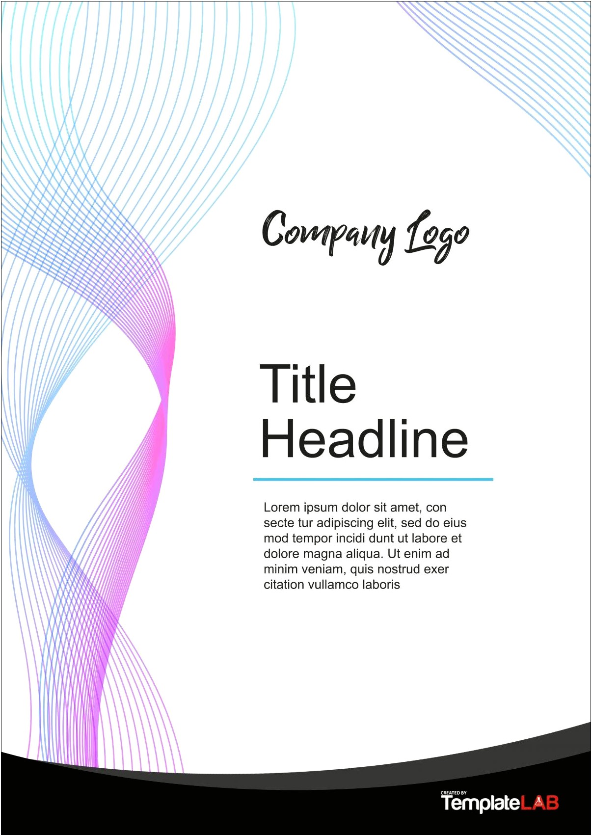 Cover Page Design Template Free Download
