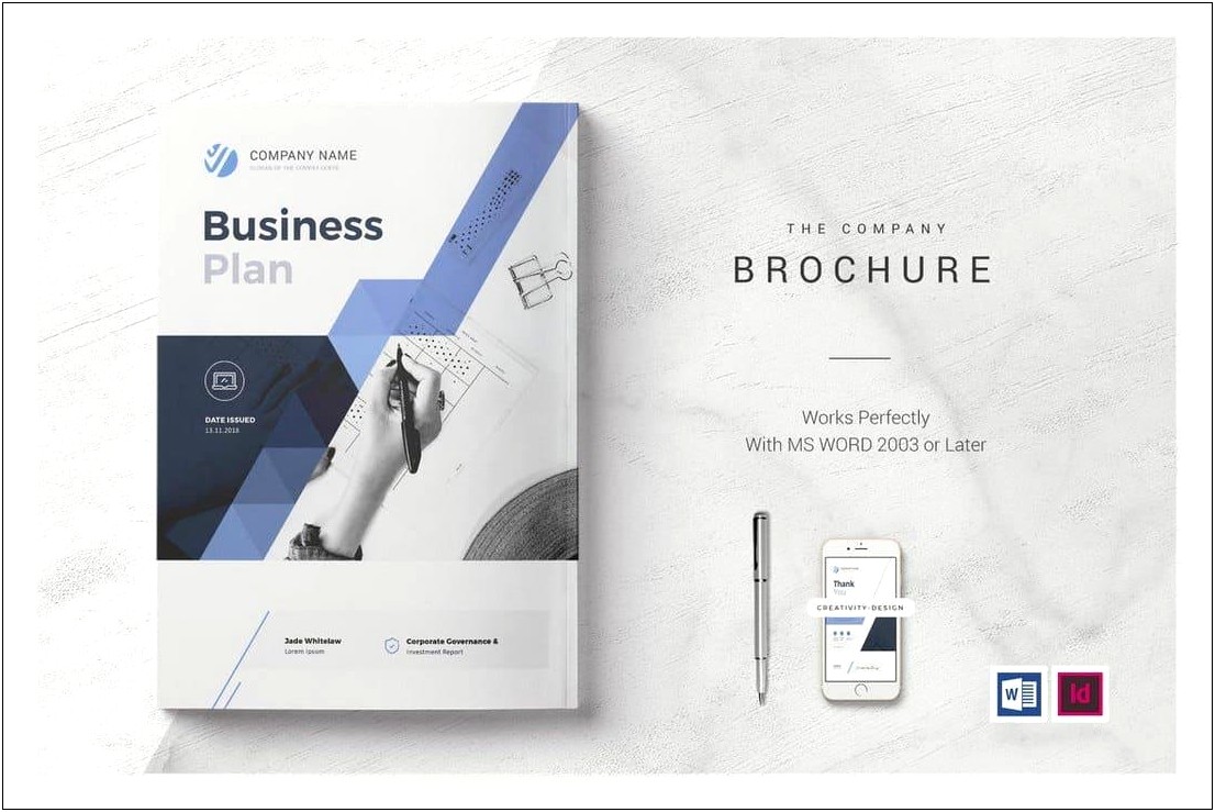 Creative Business Plan Template Word Free