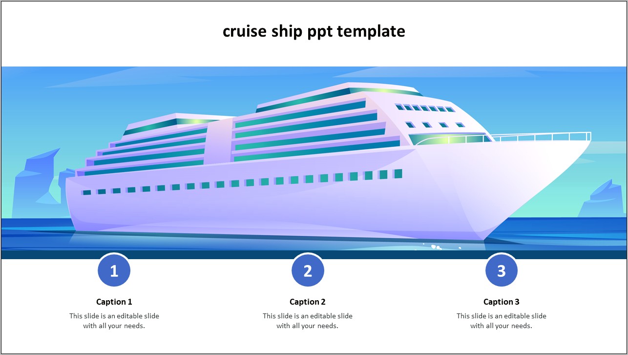 Cruise Ship Powerpoint Template Free Download