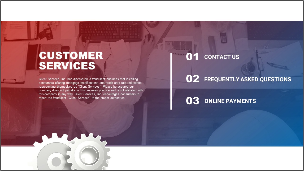 Customer Service Ppt Template Free Download