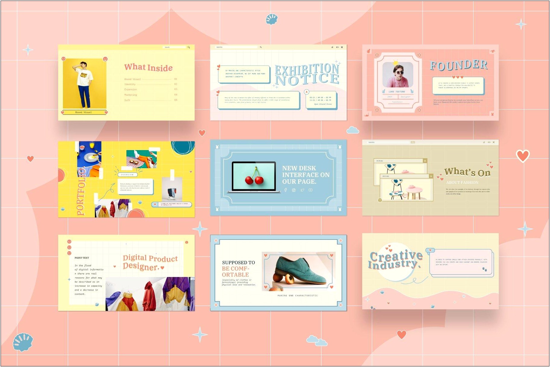 Cute Powerpoint Template Design Free Download