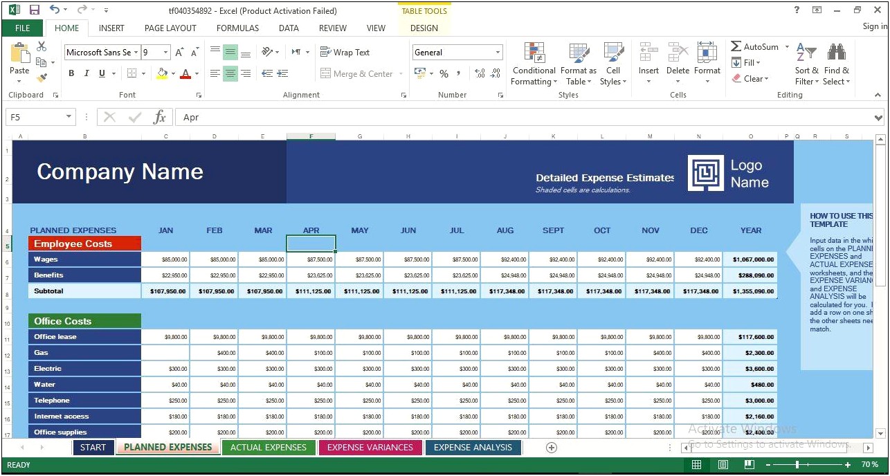 Download Free Excel Templates For Business
