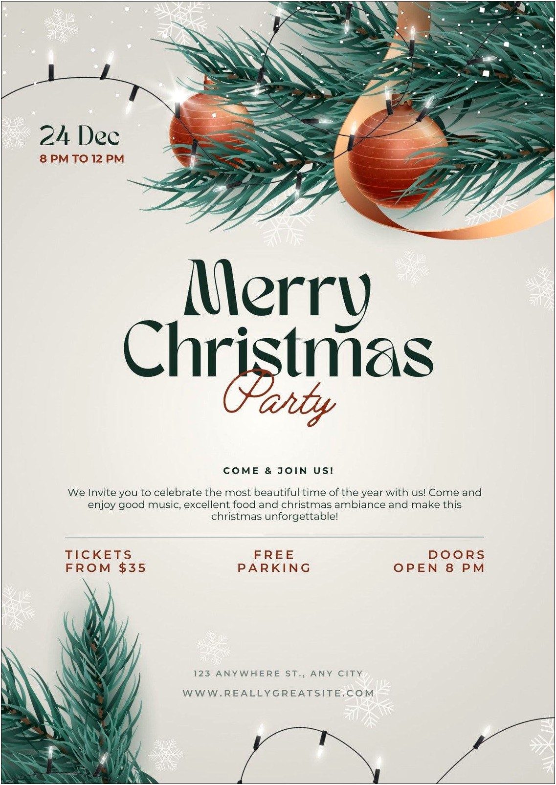 Downloadable Free Christmas Templates For Word