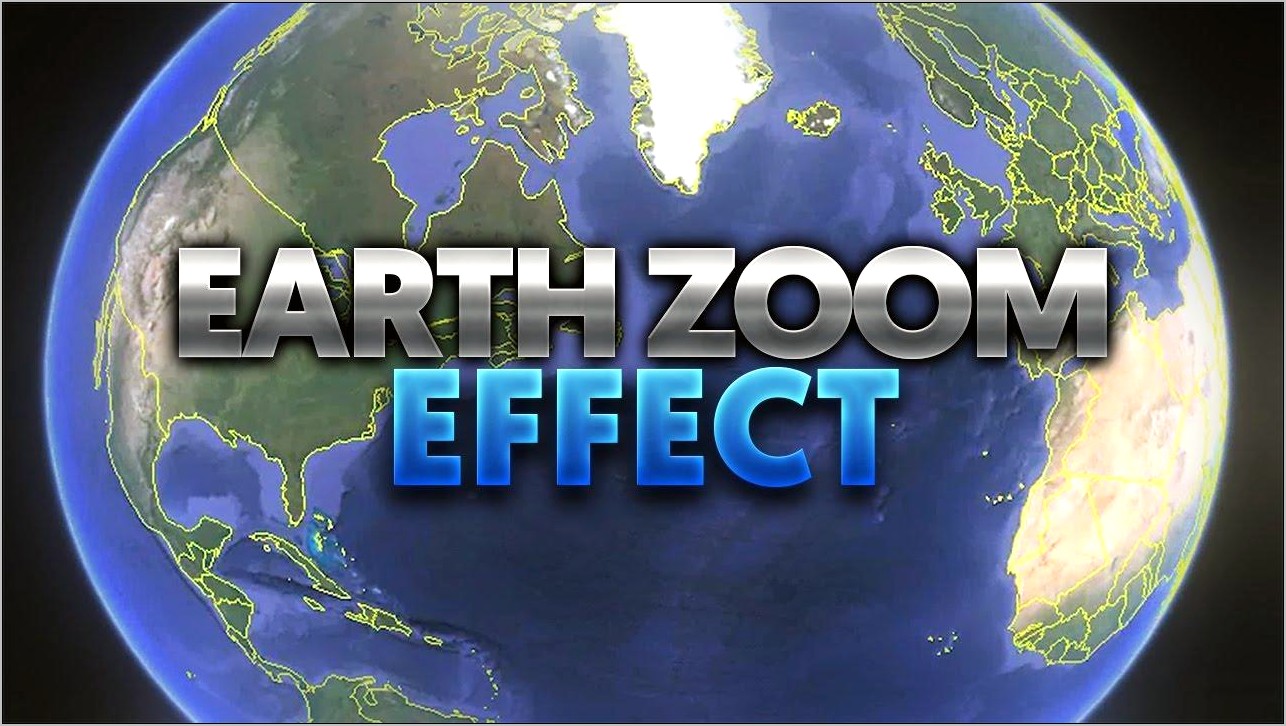 Earth Zoom After Effects Template Free