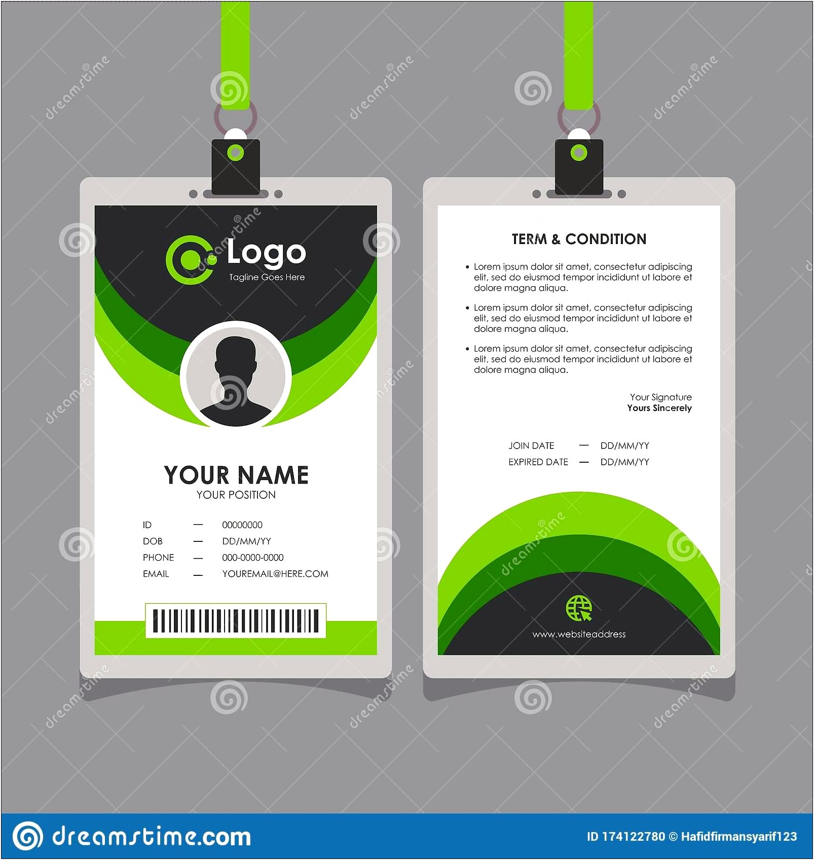 Employee Identification Card Template Free Download