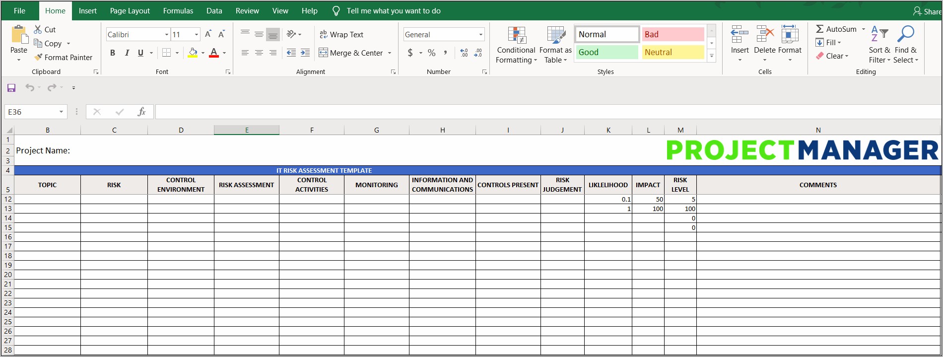 Employee Workload Analysis Excel Template Free