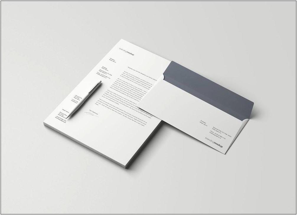 Envelope Design Template Psd Free Download