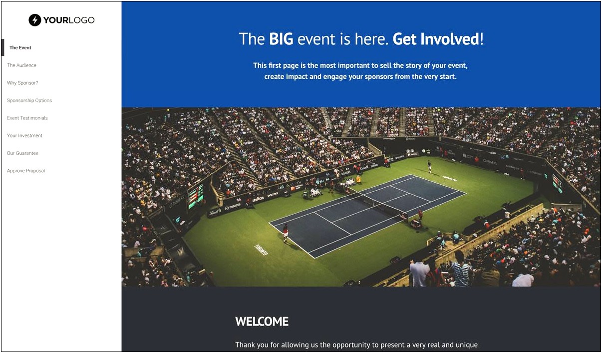 Event Sponsorship Proposal Template Free Download
