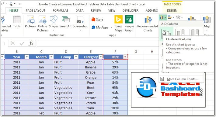 Excel Pivot Table Templates Free Download