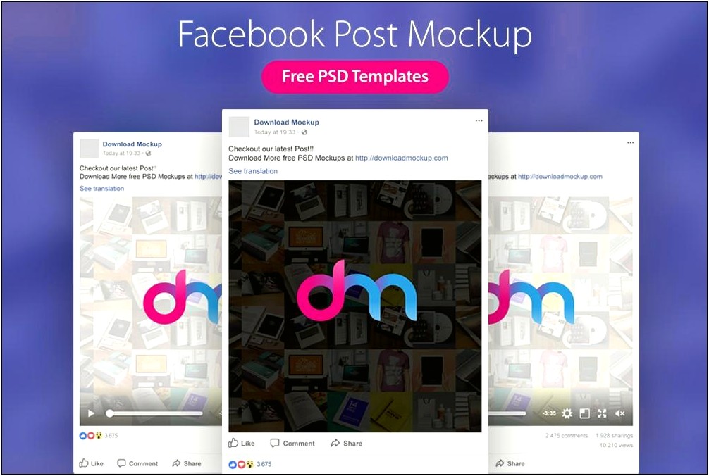 Facebook Ad Template Psd Free Download
