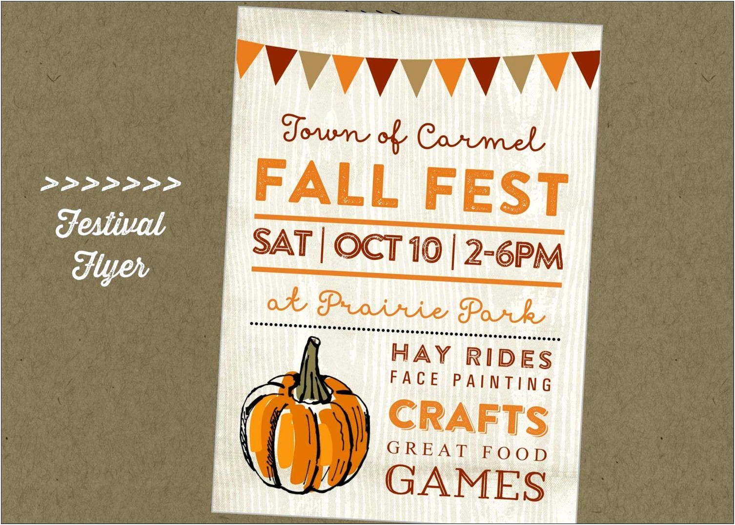 Fall Craft Fair Flyer Template Free