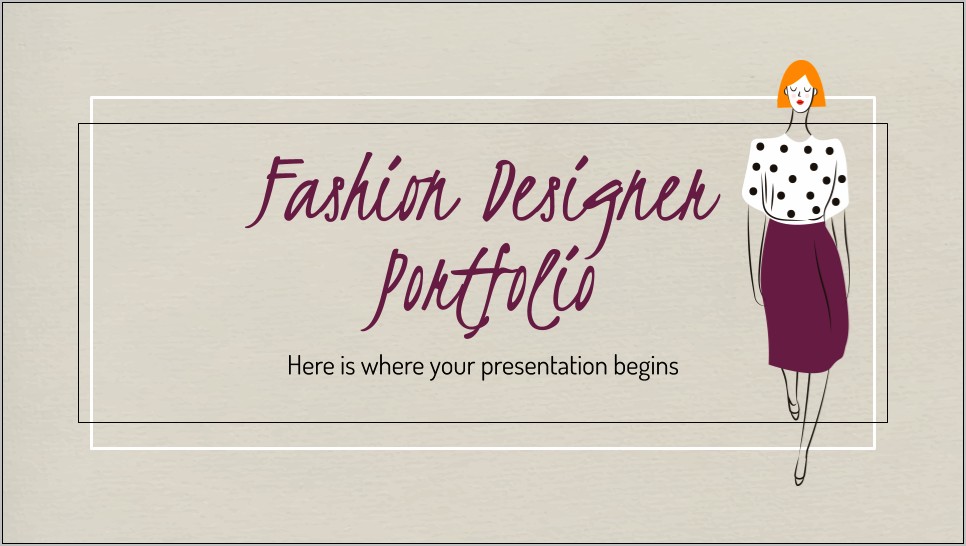 Fashion Powerpoint Presentation Templates Free Download