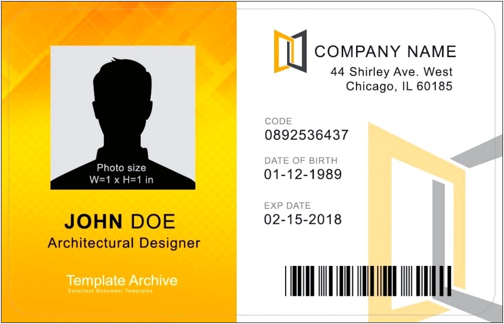 Fire Department Id Card Template Free
