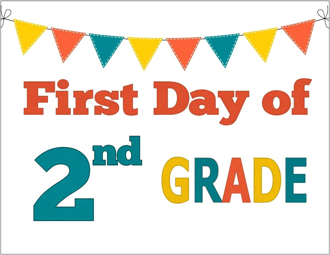 First Day Of Kindergarten Templates Free