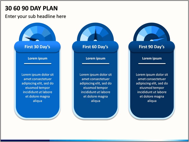 Free 90 Day Plan Template Powerpoint