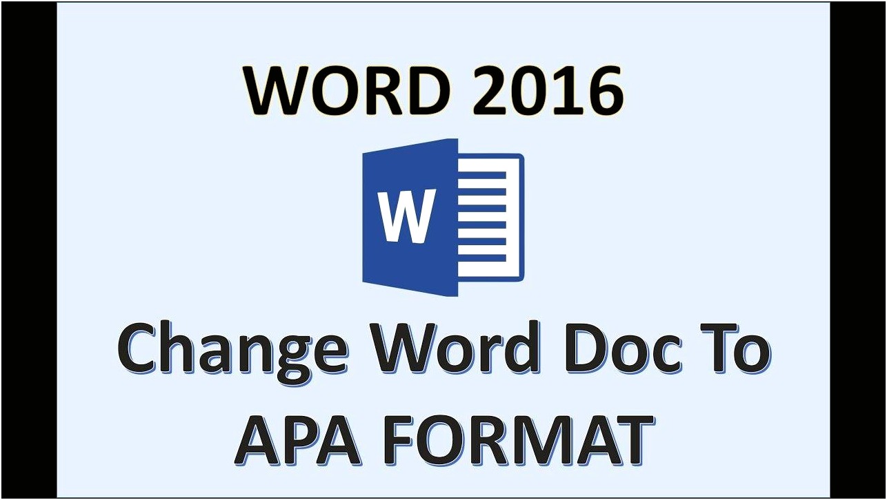 Free Apa Template For Word 2010