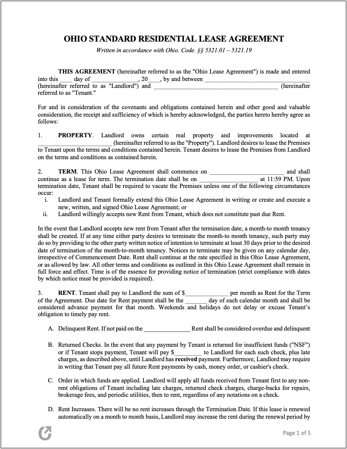 Free Apartment Rental Lease Agreement Templates