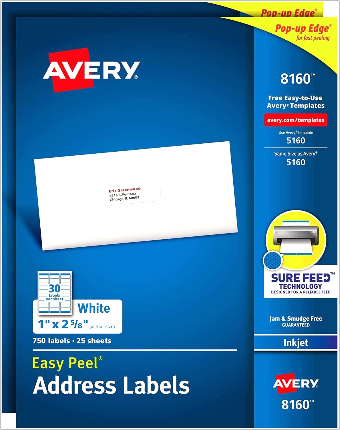Free Avery 8160 Address Label Template