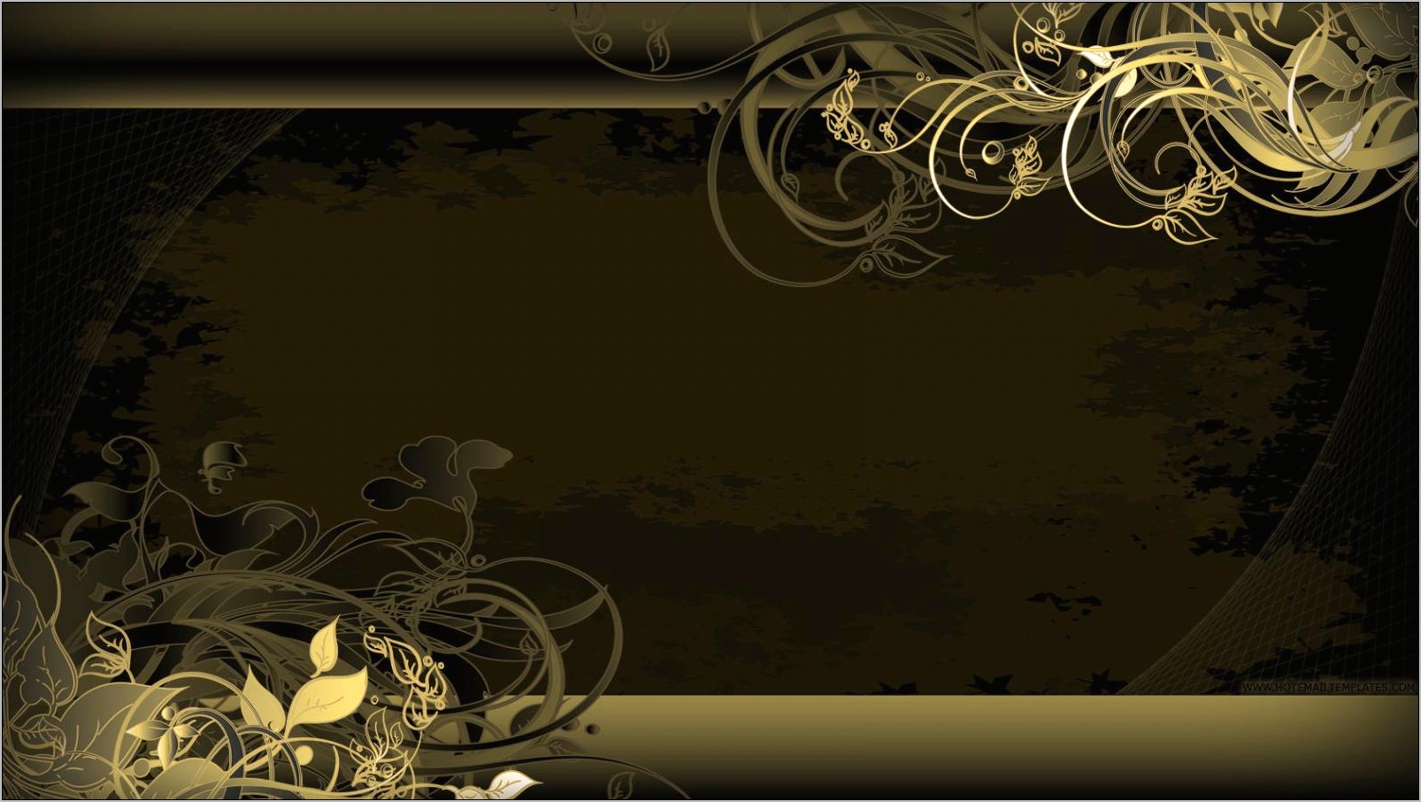 Free Black And Gold Powerpoint Templates