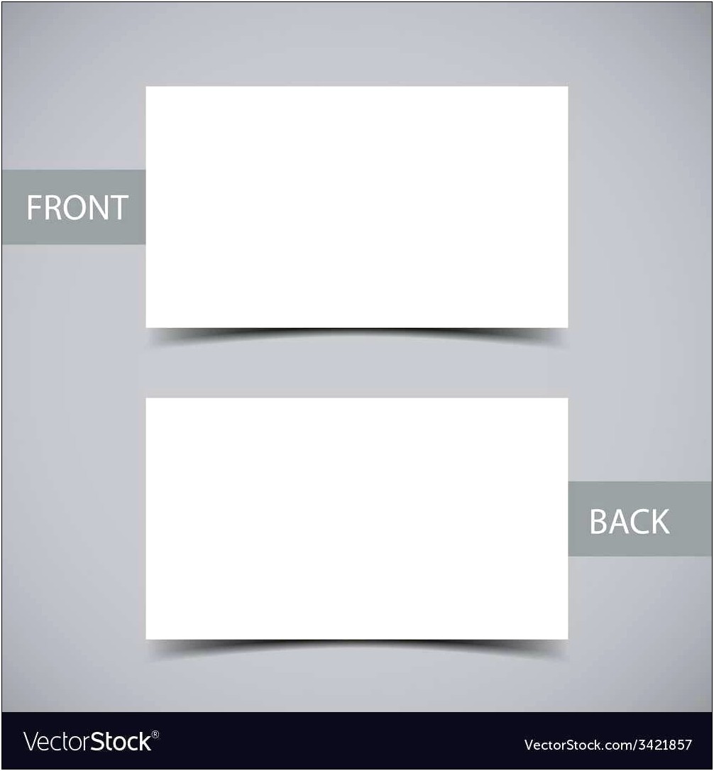 Free Blank Business Card Templates Printable