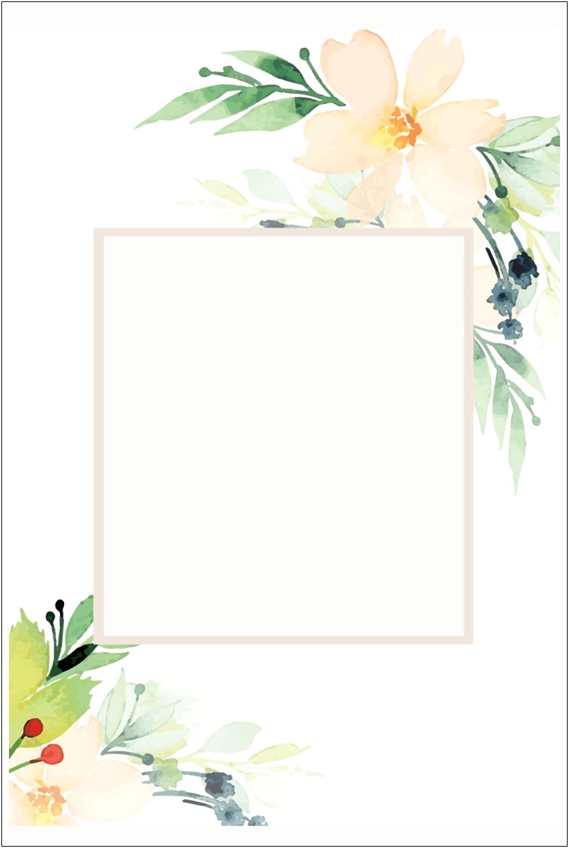 Free Blank Card Template To Print