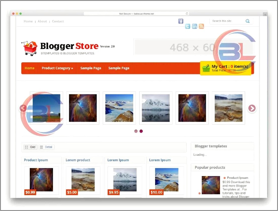 Free Blogger Template For Affiliate Marketing