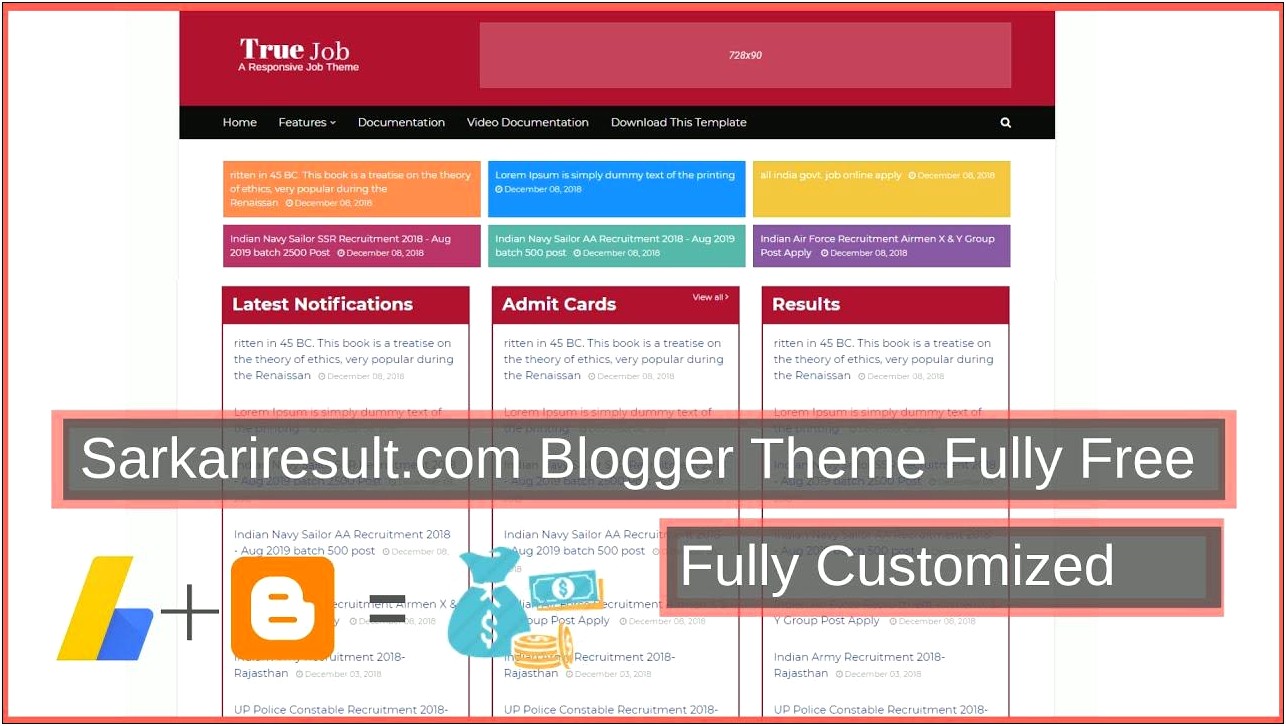 Free Blogger Templates For Job Portal