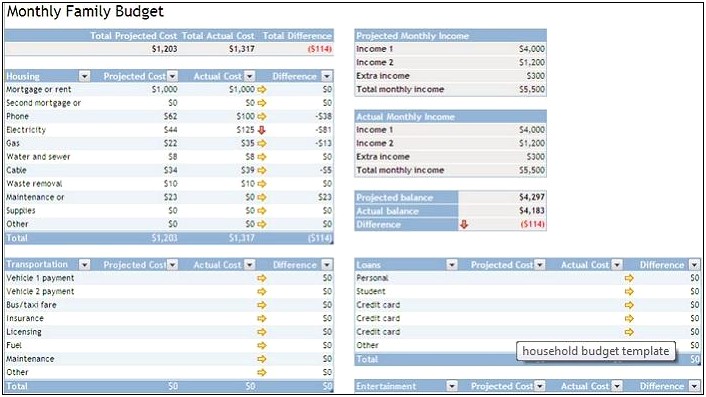 Free Budget Planner Template For Excel