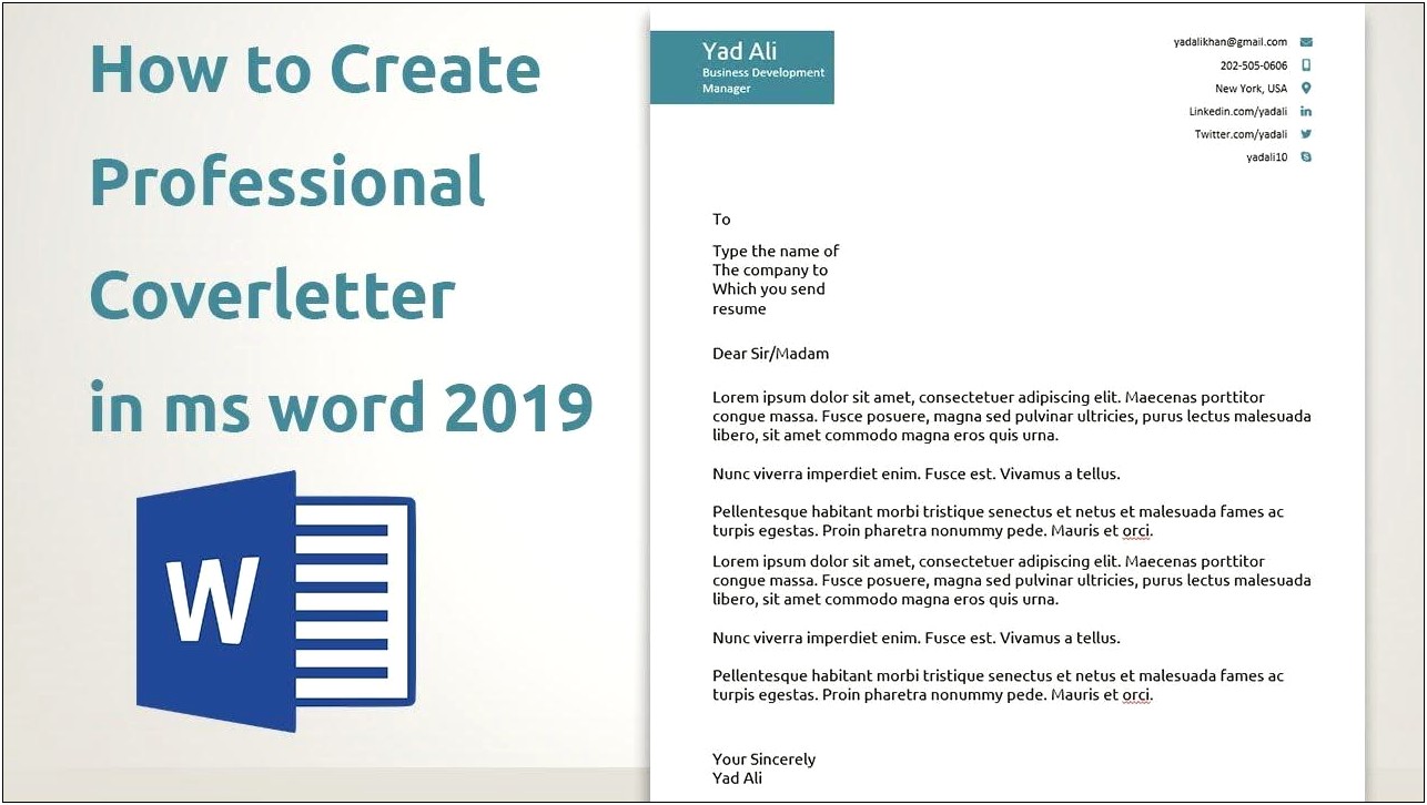 Free Business Letter Templates Microsoft Word