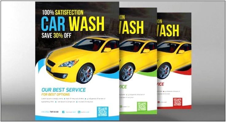 Free Car Wash Template Microsoft Word