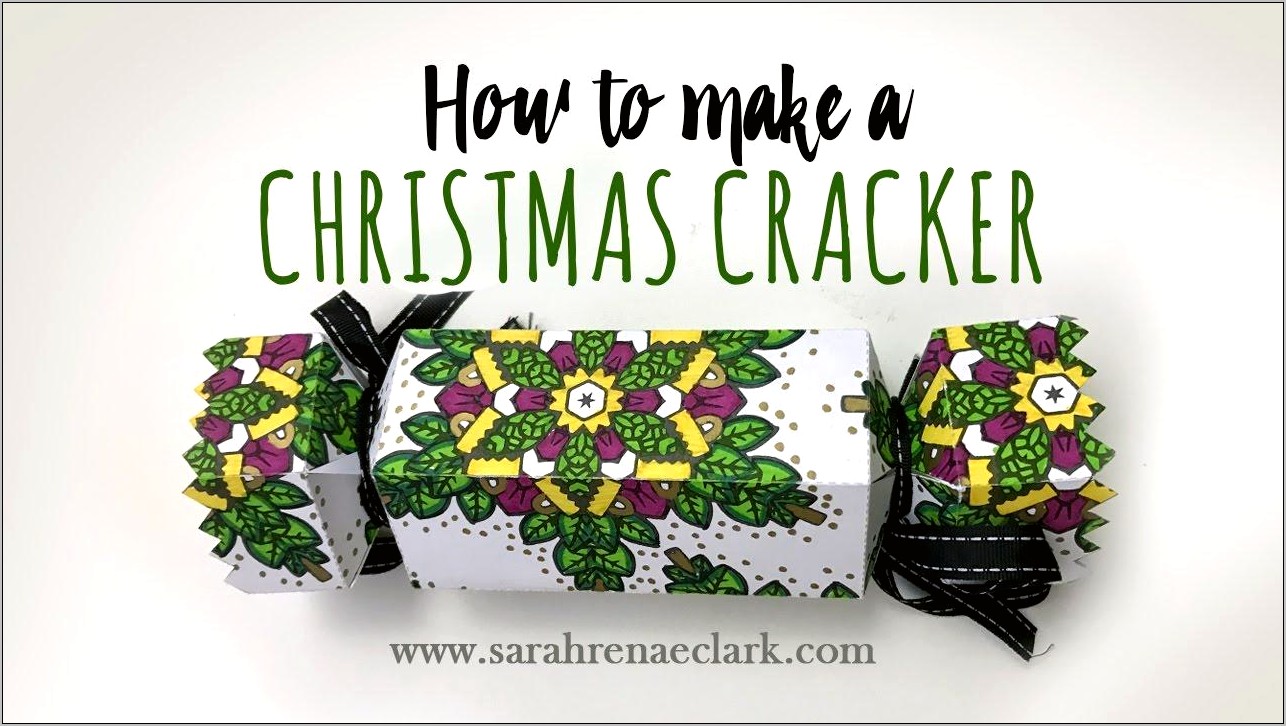 Free Christmas Cracker Templates To Print