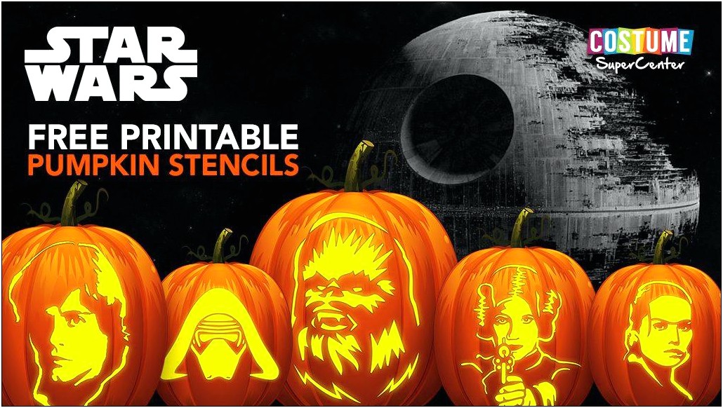Free Darth Vader Pumpkin Carving Templates