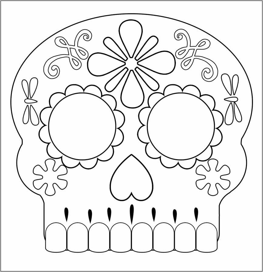 Free Day Of The Dead Templates