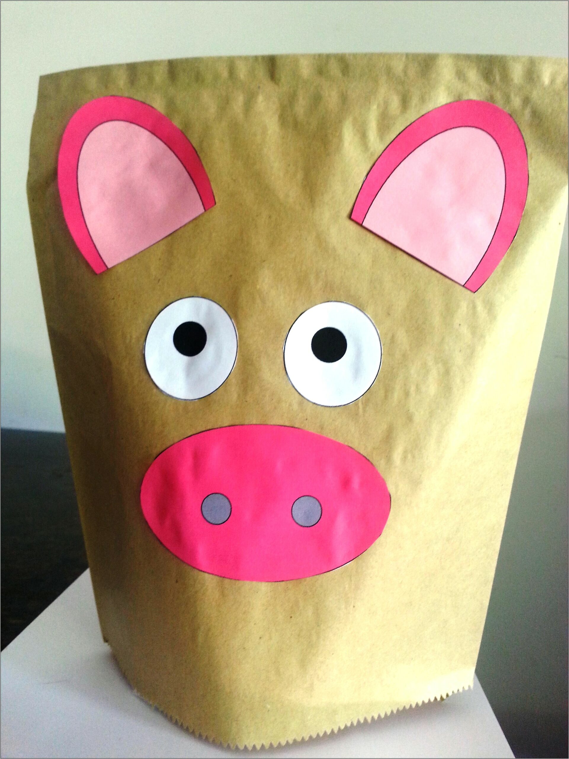 Free Dog Paper Bag Puppet Templates