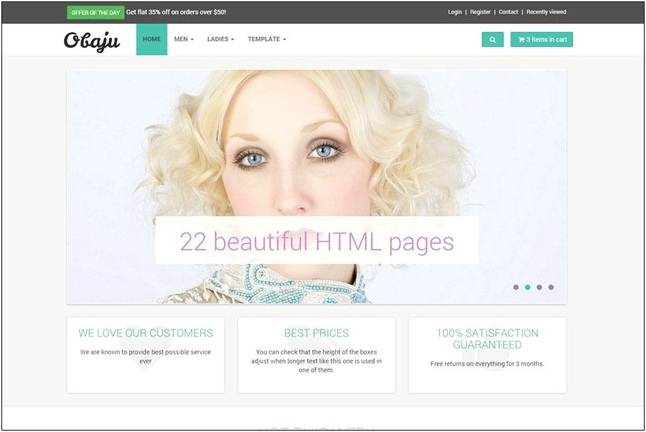 Free Download Bootstrap Templates For Ecommerce