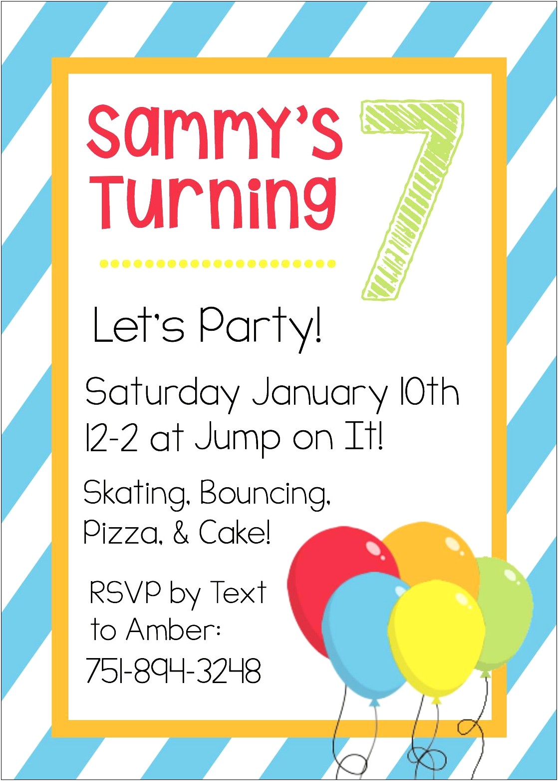 Free Download Template For Birthday Invitation