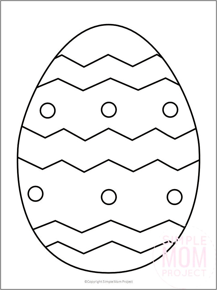 Free Easter Egg Templates To Print