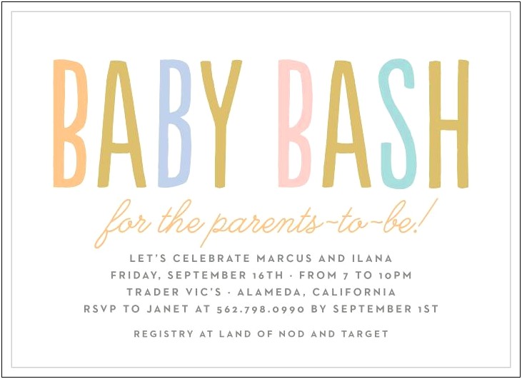 Free Electronic Baby Shower Invitations Templates