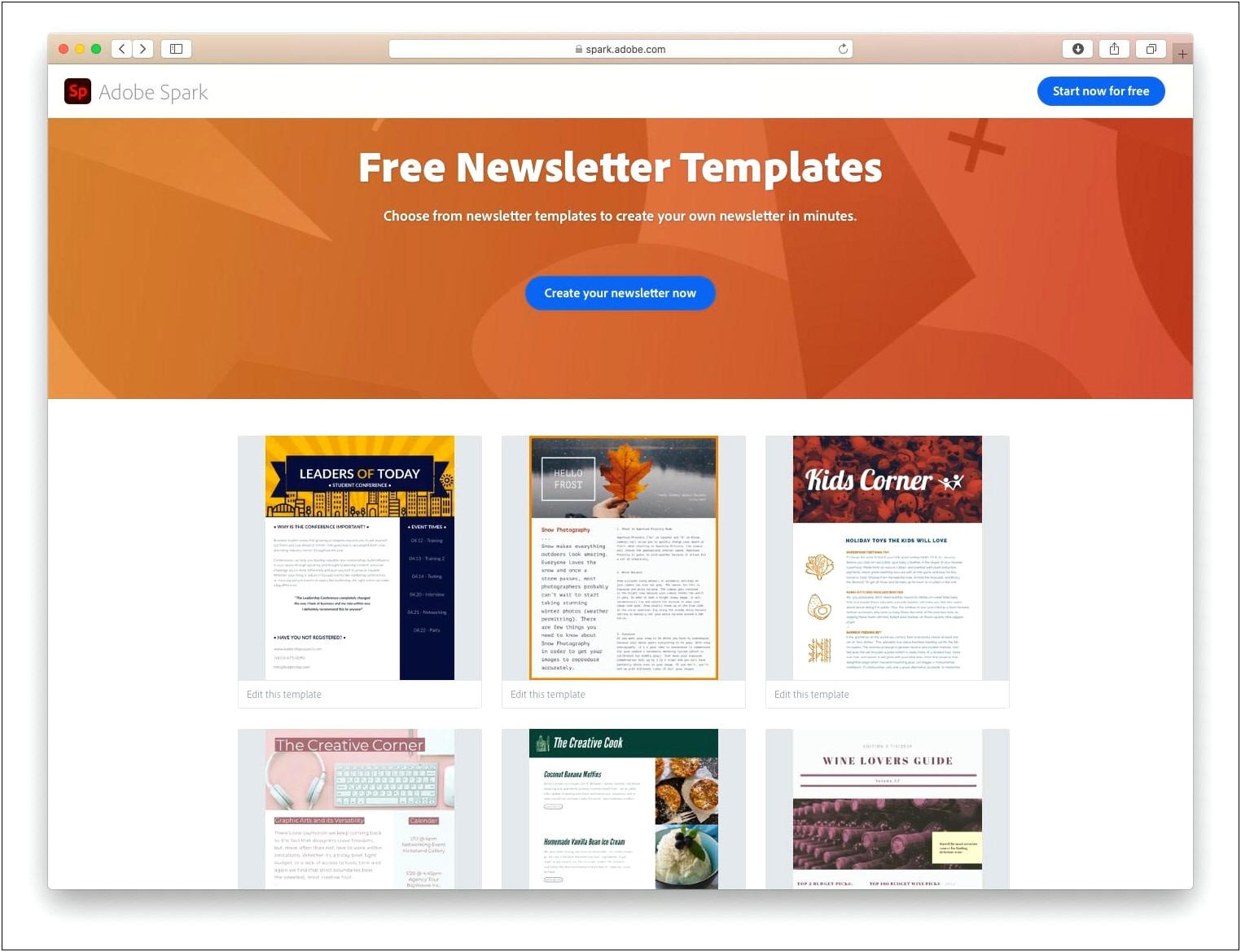 Free Email Newsletter Templates For Mac