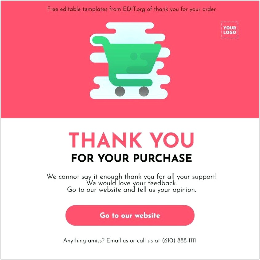 Free Email Thank You Card Template
