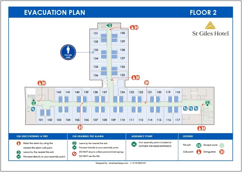 Free Emergency Evacuation Floor Plan Template