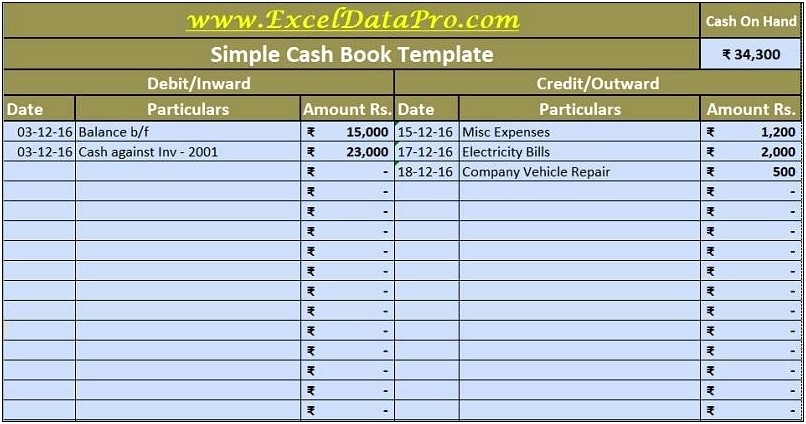 Free Excel Templates For Business Accounting