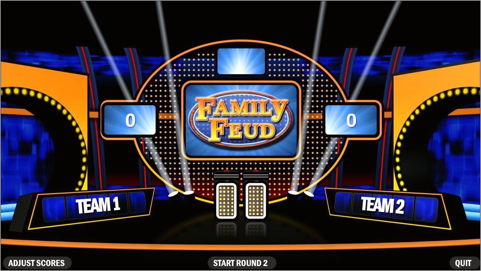 Free Family Feud Powerpoint 2010 Template