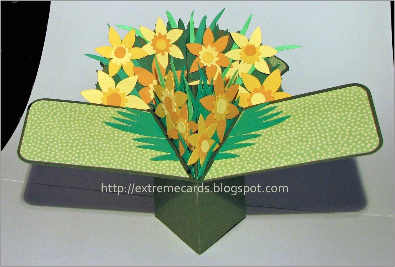 Free Flower Pop Up Card Templates