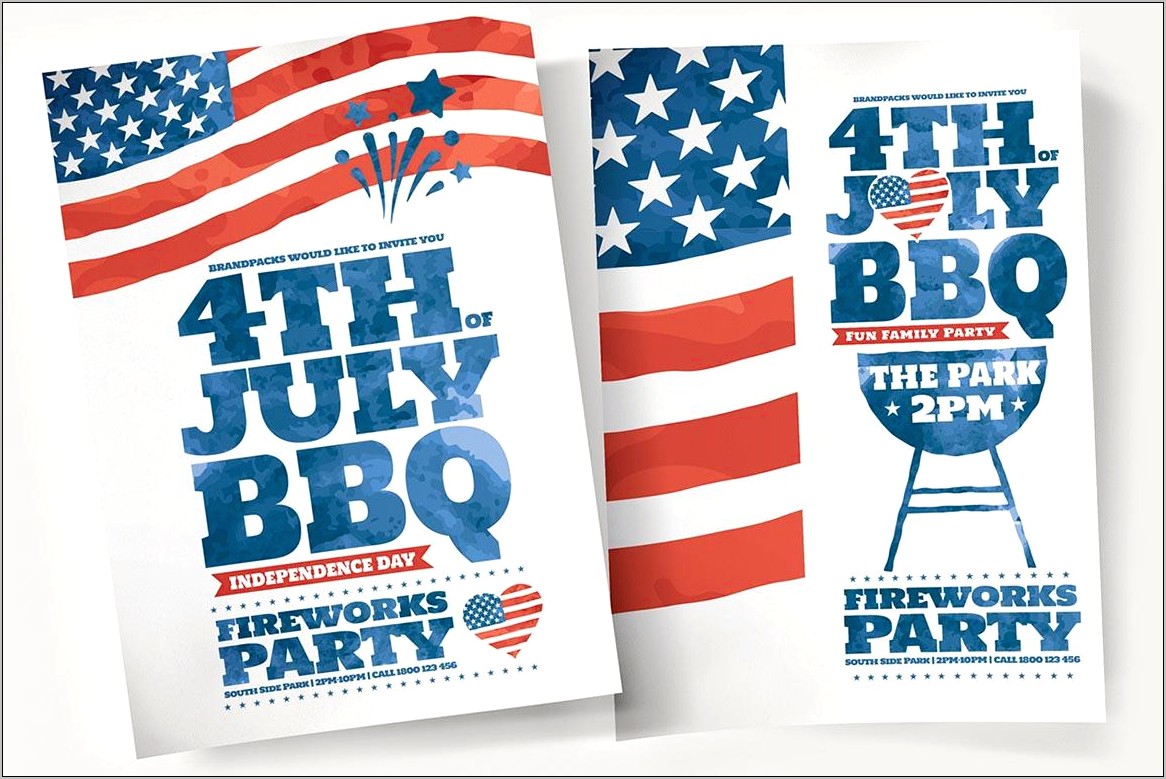 Free Fourth Of July Flyer Templates