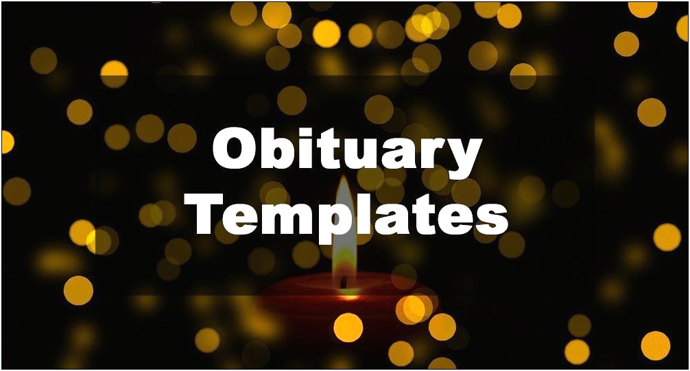 Free Funeral Templates For Microsoft Word