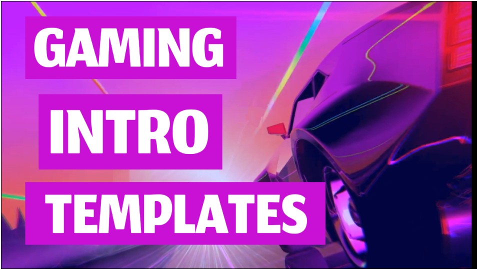 Free Gaming Intro Templates After Effects